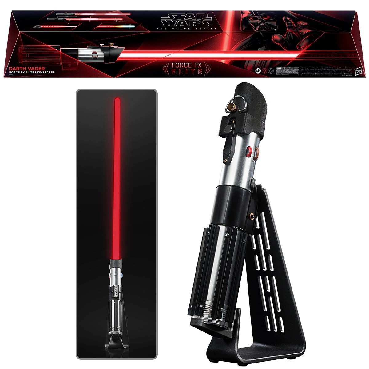 Hasbro Star Wars The Black Series Darth Vader Force FX Elite Lightsaber Prop Replica - Image 2