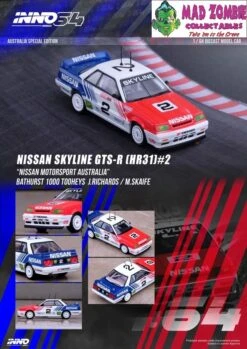 Inno 64 - Nissan Skyline GTS-R (HR31) #2 “Nissan Motorsport Australia” Bathurst 1000 Tooheys