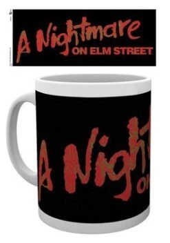 Gb Eye A Nightmare On Elm Street Mug - Logo