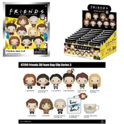 Friends Series 3 3D Figural Bag Clip