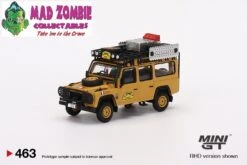 Mini GT 1/64 - Land Rover Defender 110 1989 Camel Trophy Amazon Team France