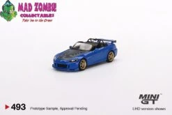 Mini GT 1/64 - Honda S2000 (AP2) Mugen Monte Carlo Blue Pearl