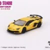 Mini GT 1/64 - Lamborghini Aventador SVJ New Giallo Orion
