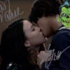 The Vampire Diaries Autograph Steven R McQueen & Malese Jow
