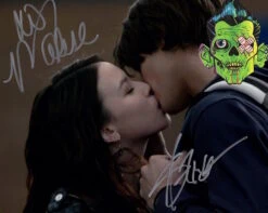 The Vampire Diaries Autograph Steven R McQueen & Malese Jow