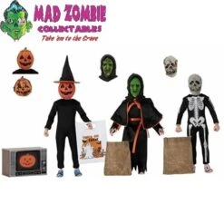 NECA Halloween 3 Season Of The Witch 8-Inch Scale Cloth Action Figure 3-Pack