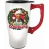 Christmas Vacation Merry Clarkmas 18 Oz. Ceramic Travel Mug With Handle