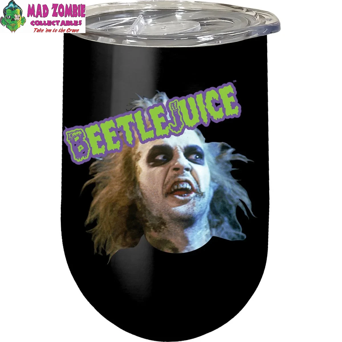 Beetlejuice 16 Oz. Stainless Steel Tumbler Cup