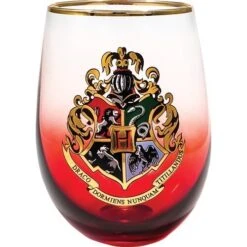 Harry Potter Hogwarts Crest 20 Oz. Glass