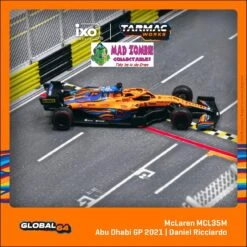 Tarmac Works 1:64 Global 64 - McLaren MCL35M Abu Dhabi Grand Prix 2021 Daniel Ricciardo