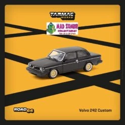 Tarmac Works 1:64 Hobby 64 - Volvo 242 Custom Black