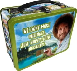 Bob Ross Happy Accidents Tin Lunch Box