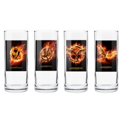 The World Of Hunger Games Mockingjay - Set Of 4 Tumblers
